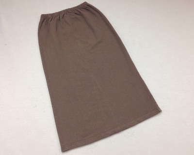 Wms Long Slit Skirt Cola Nut